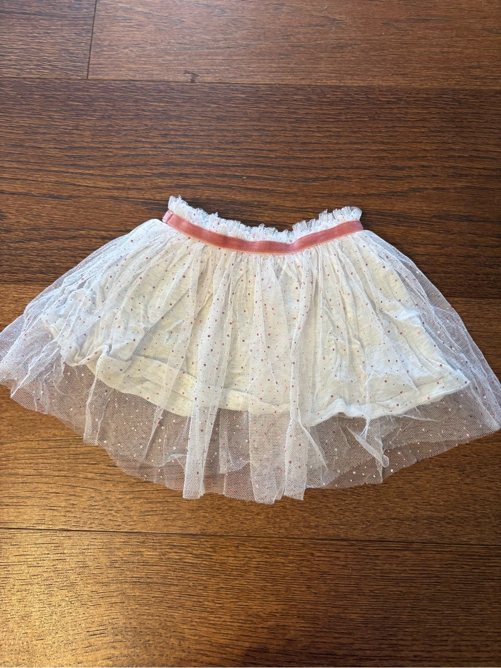 18-24 Month First Impressions Girls White Sparkle Tulle Skirt